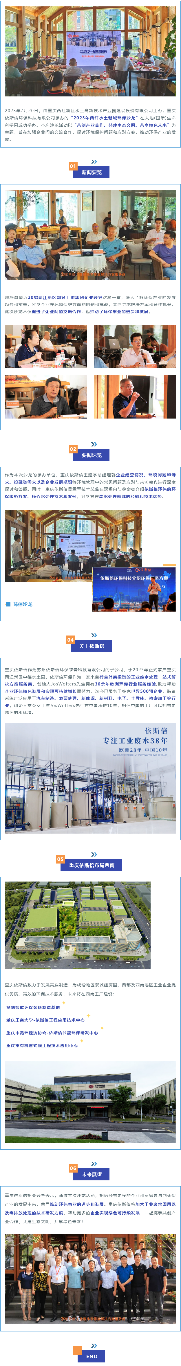 重庆依斯倍2023年两江水土新城环保沙龙取得圆满成功